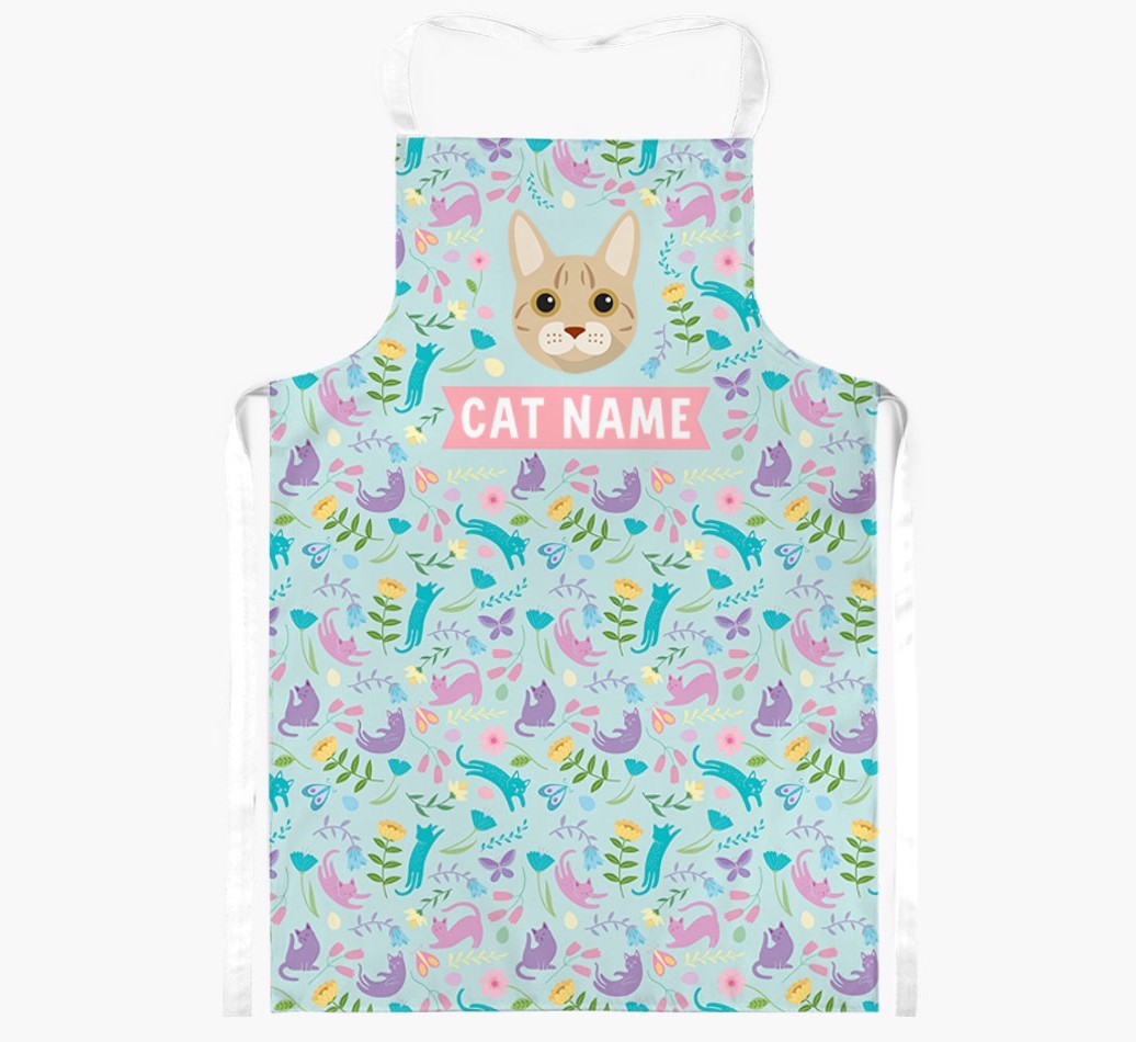 Spring Kitten: Personalised {breedShortName} Apron