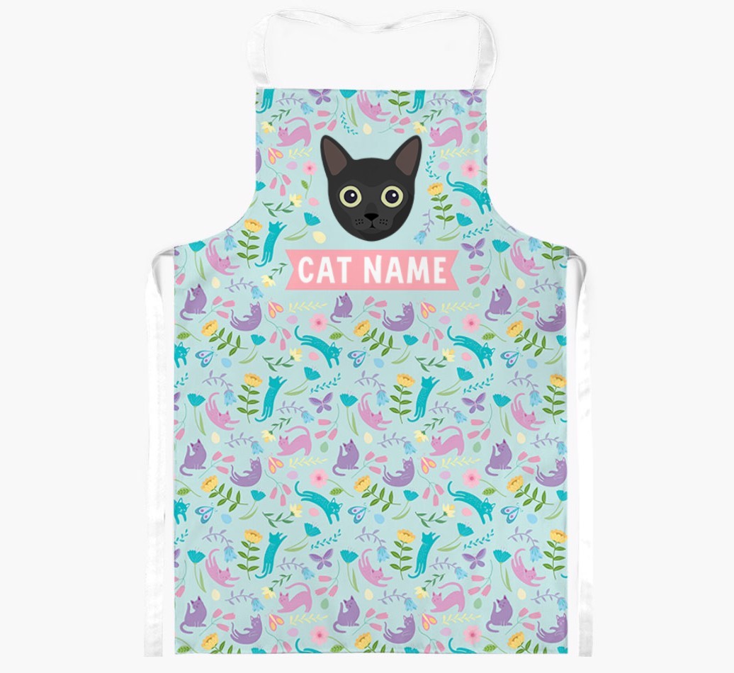 Spring Kitten: Personalised {breedShortName} Apron