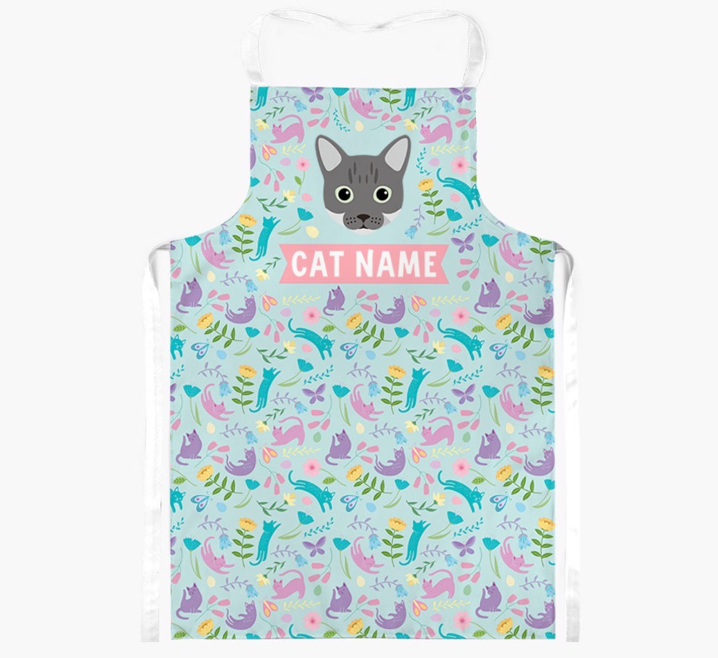 Spring Kitten: Personalised {breedShortName} Apron
