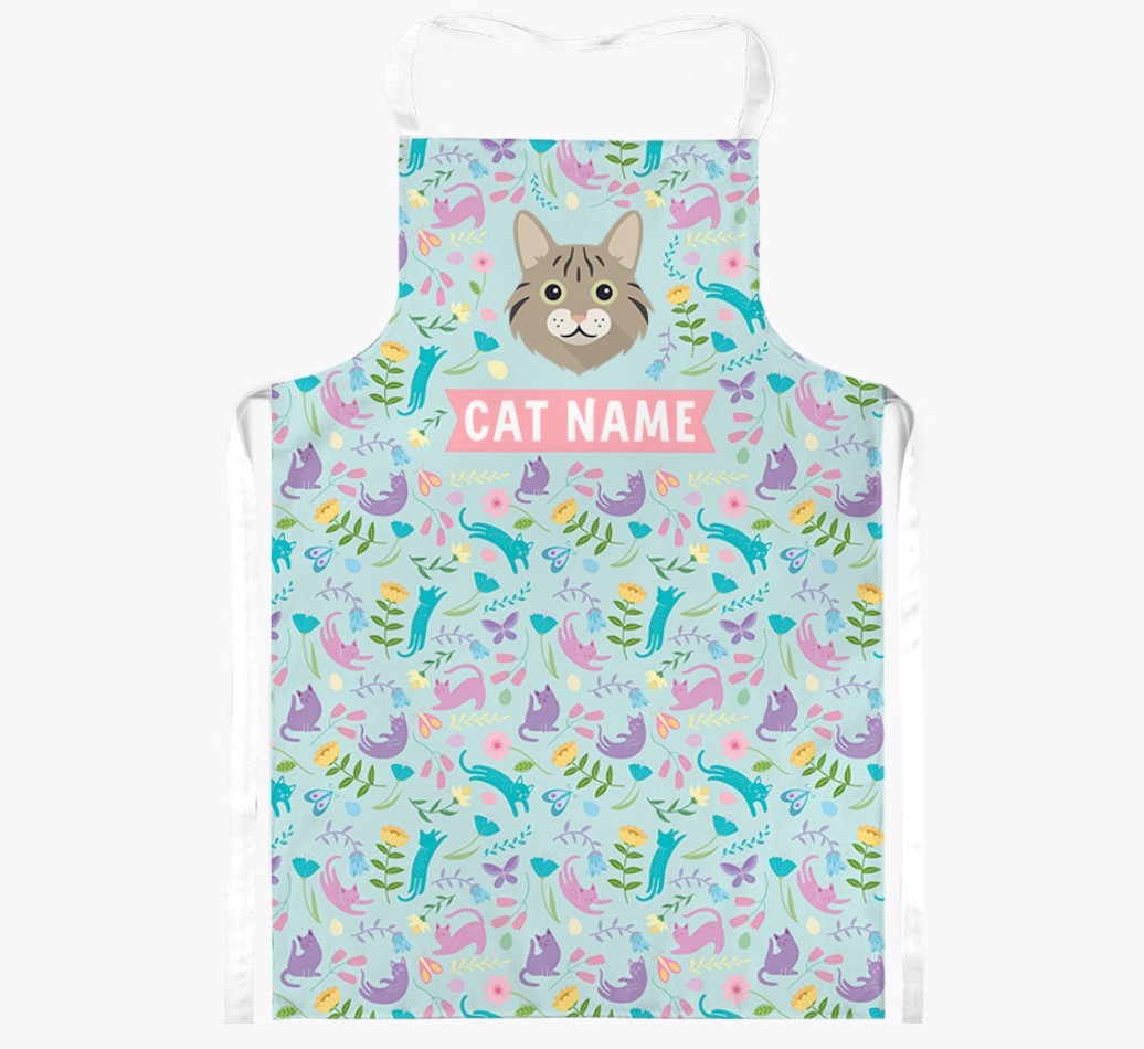 Spring Kitten: Personalised {breedShortName} Apron