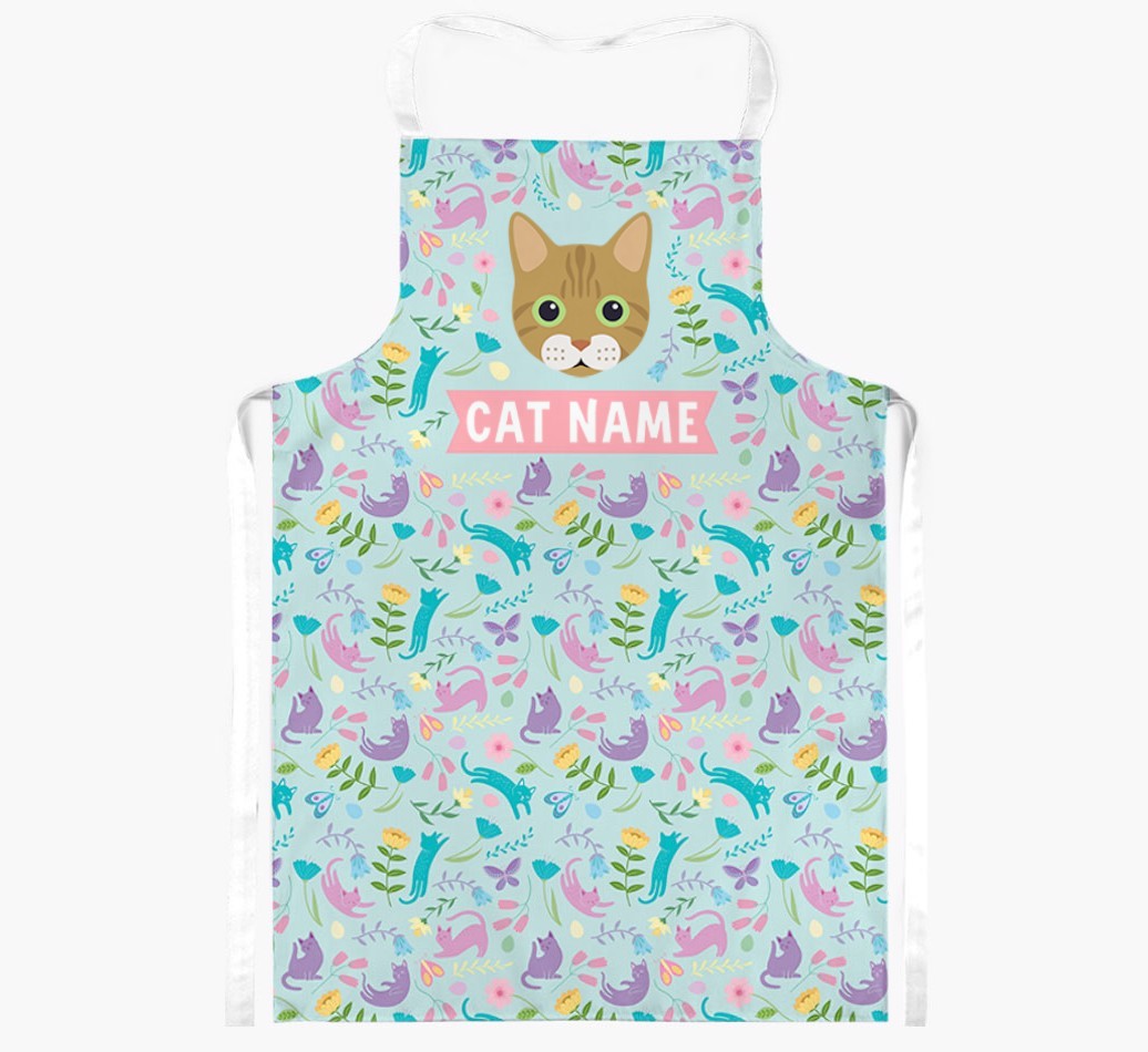 Spring Kitten: Personalised {breedShortName} Apron