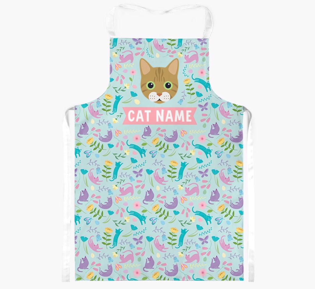 Spring Kitten: Personalized {breedShortName} Apron