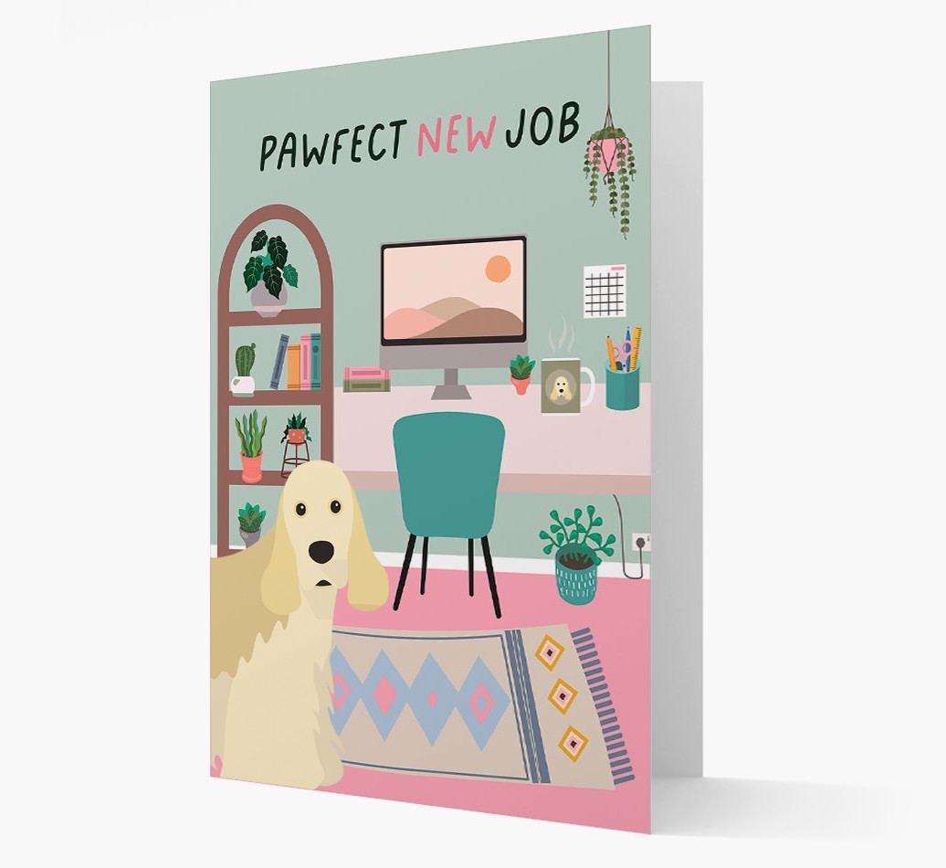 Pawfect New Job: Personalized {breedFullName} Card
