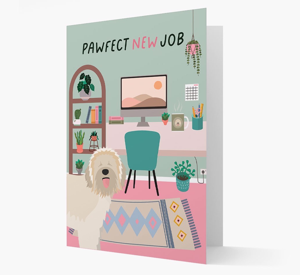 Pawfect New Job: Personalized {breedFullName} Card