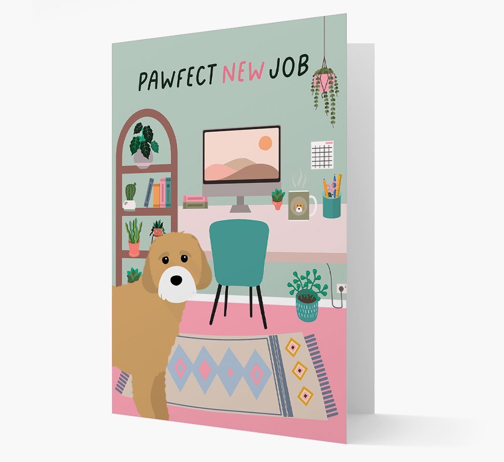 Pawfect New Job: Personalized {breedFullName} Card