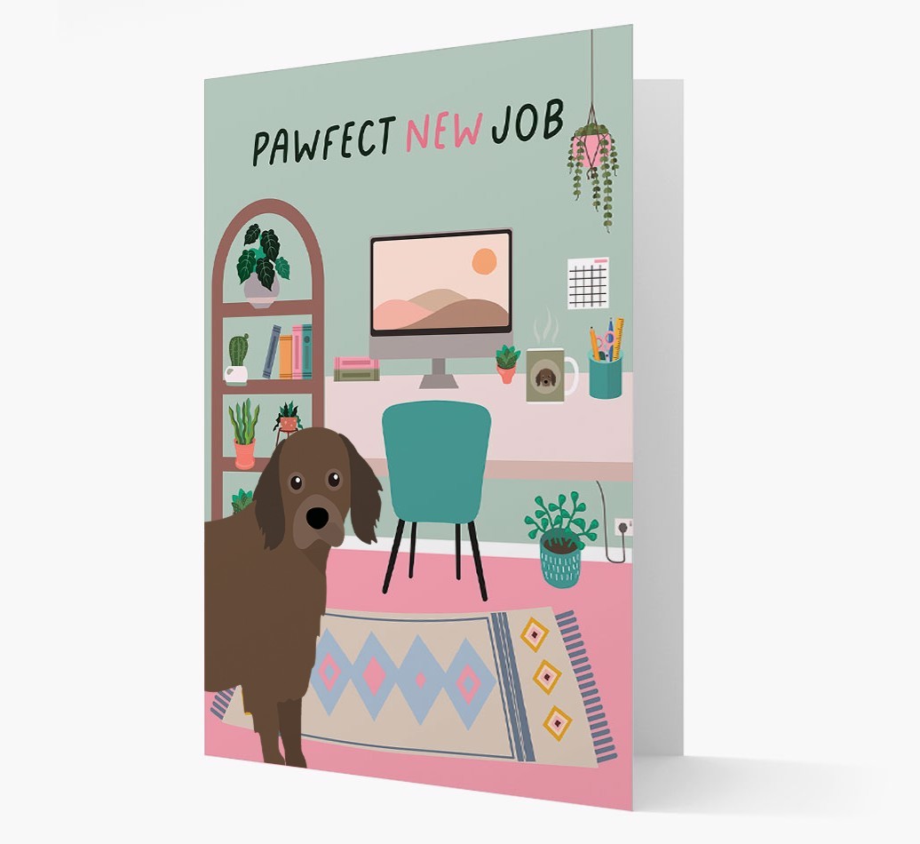 Pawfect New Job: Personalised {breedFullName} Card