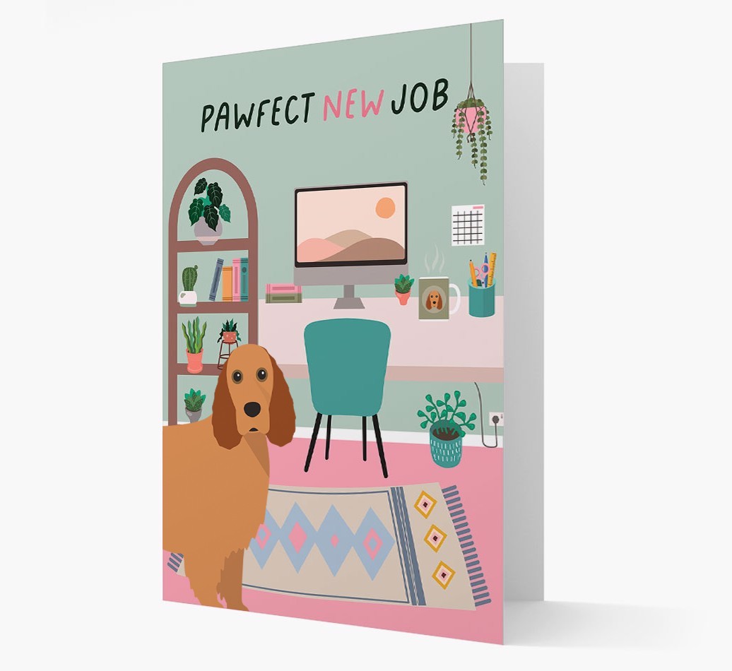 Pawfect New Job: Personalized {breedFullName} Card