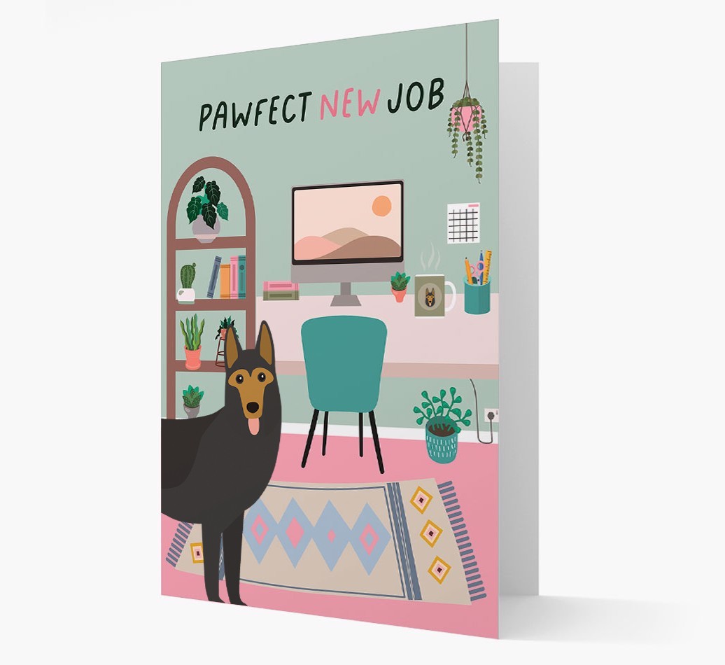 Pawfect New Job: Personalized {breedFullName} Card