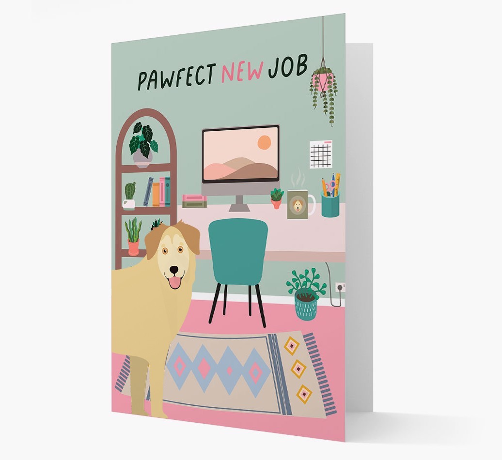 Pawfect New Job: Personalised {breedFullName} Card