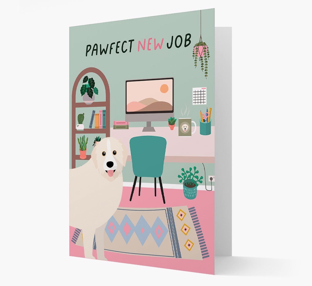 Pawfect New Job: Personalized {breedFullName} Card