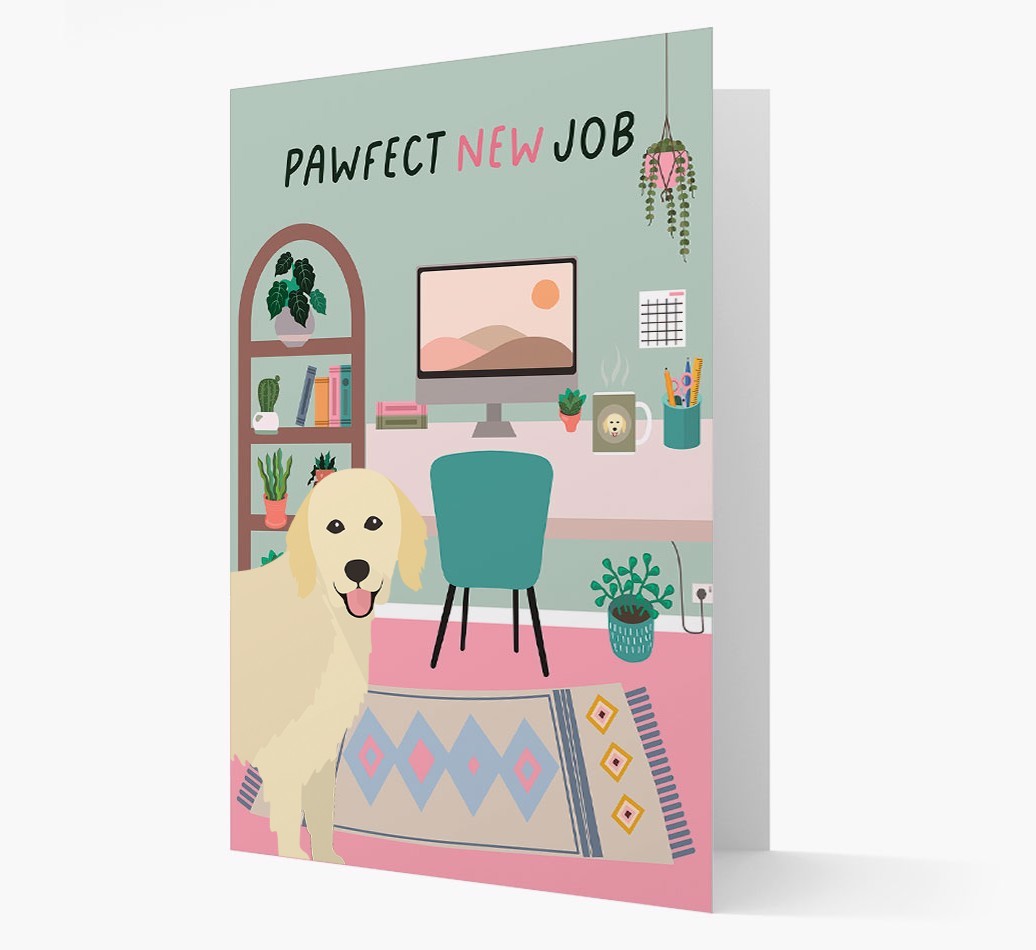 Pawfect New Job: Personalised {breedFullName} Card