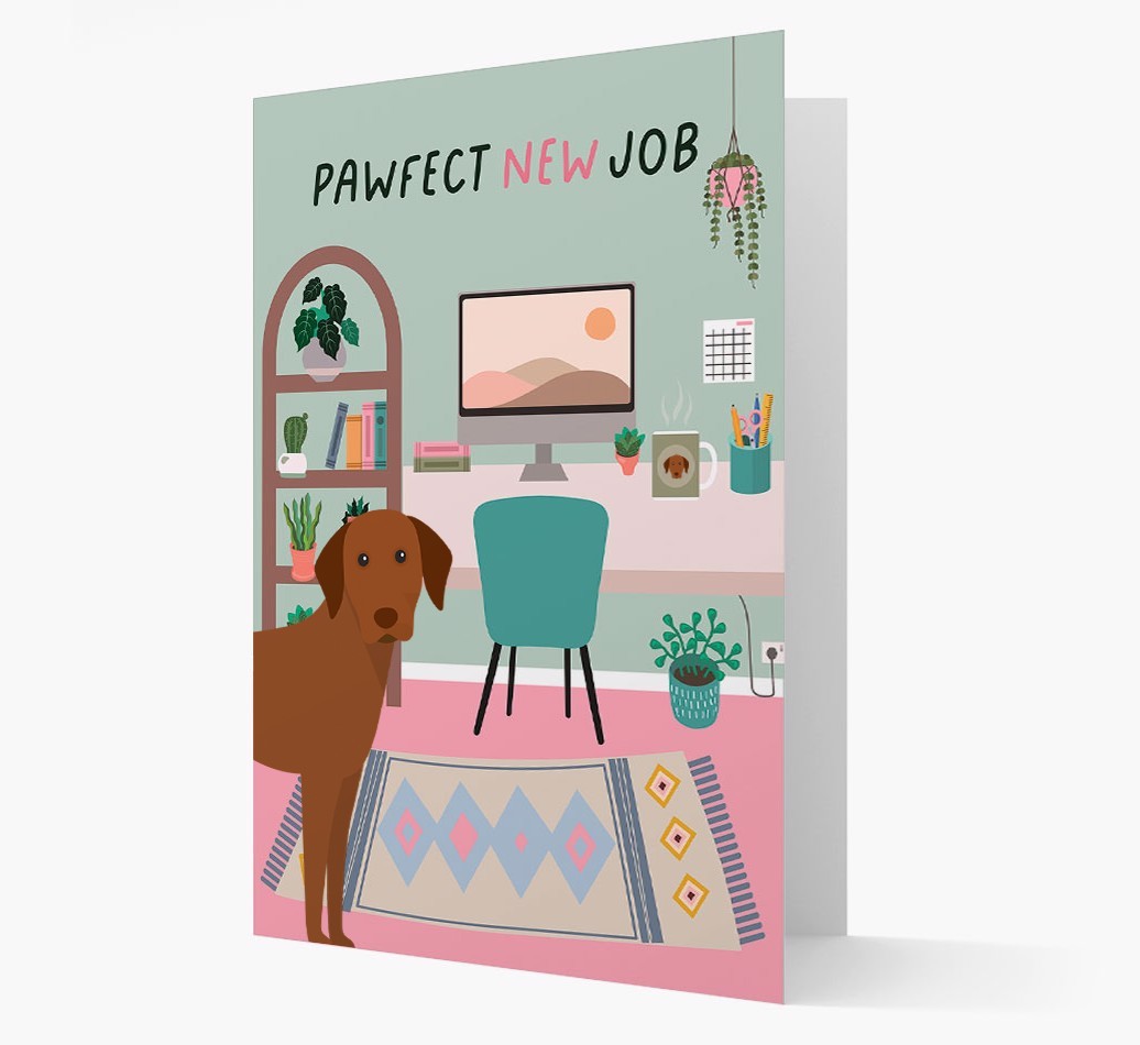 Pawfect New Job: Personalized {breedFullName} Card