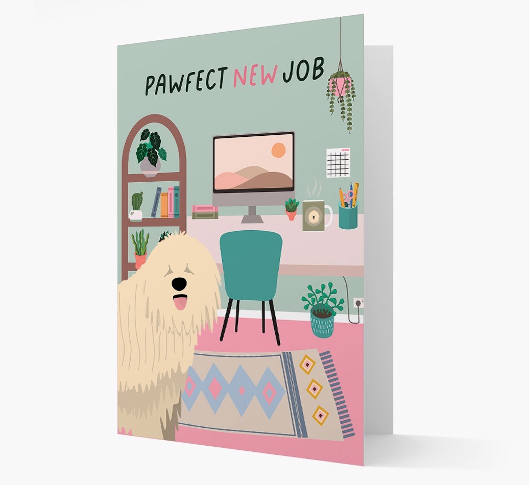 Pawfect New Job: Personalized {breedFullName} Card