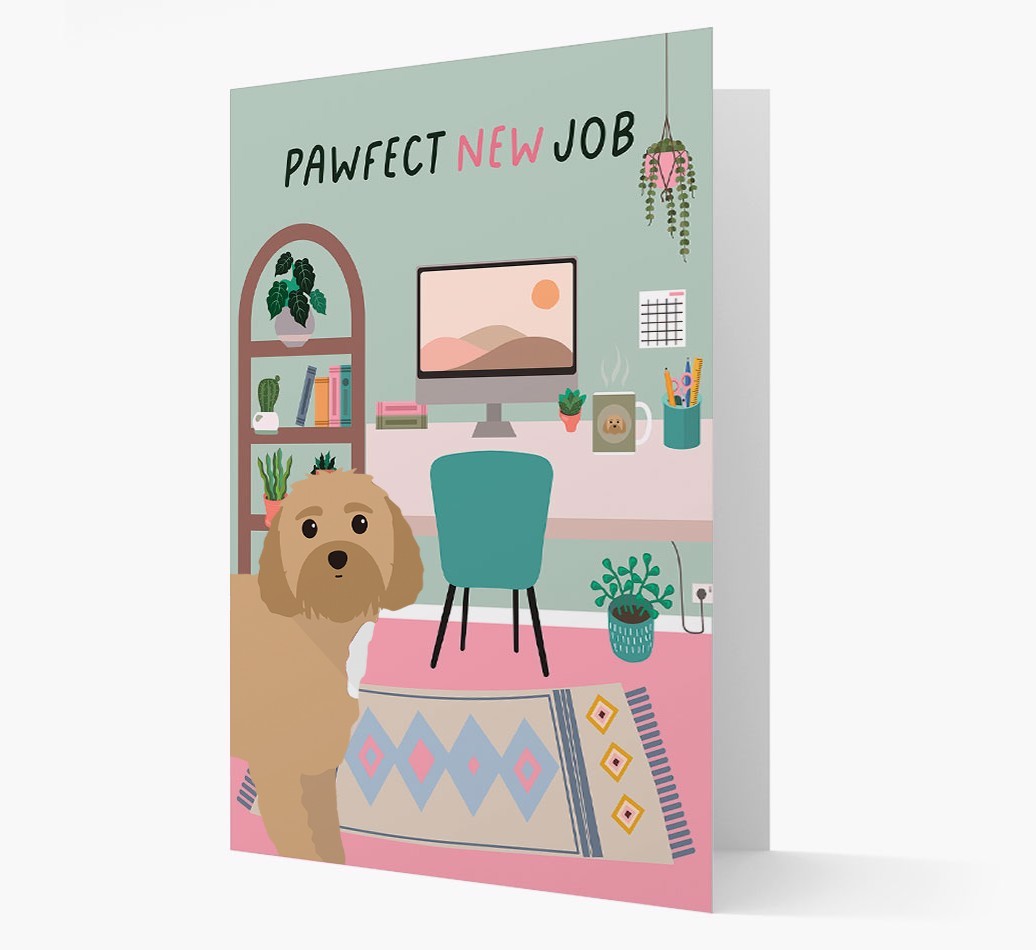 Pawfect New Job: Personalized {breedFullName} Card