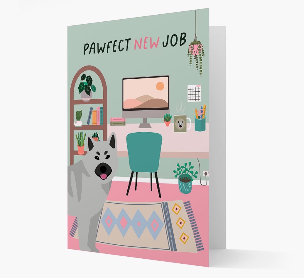 Pawfect New Job: Personalized {breedFullName} Card