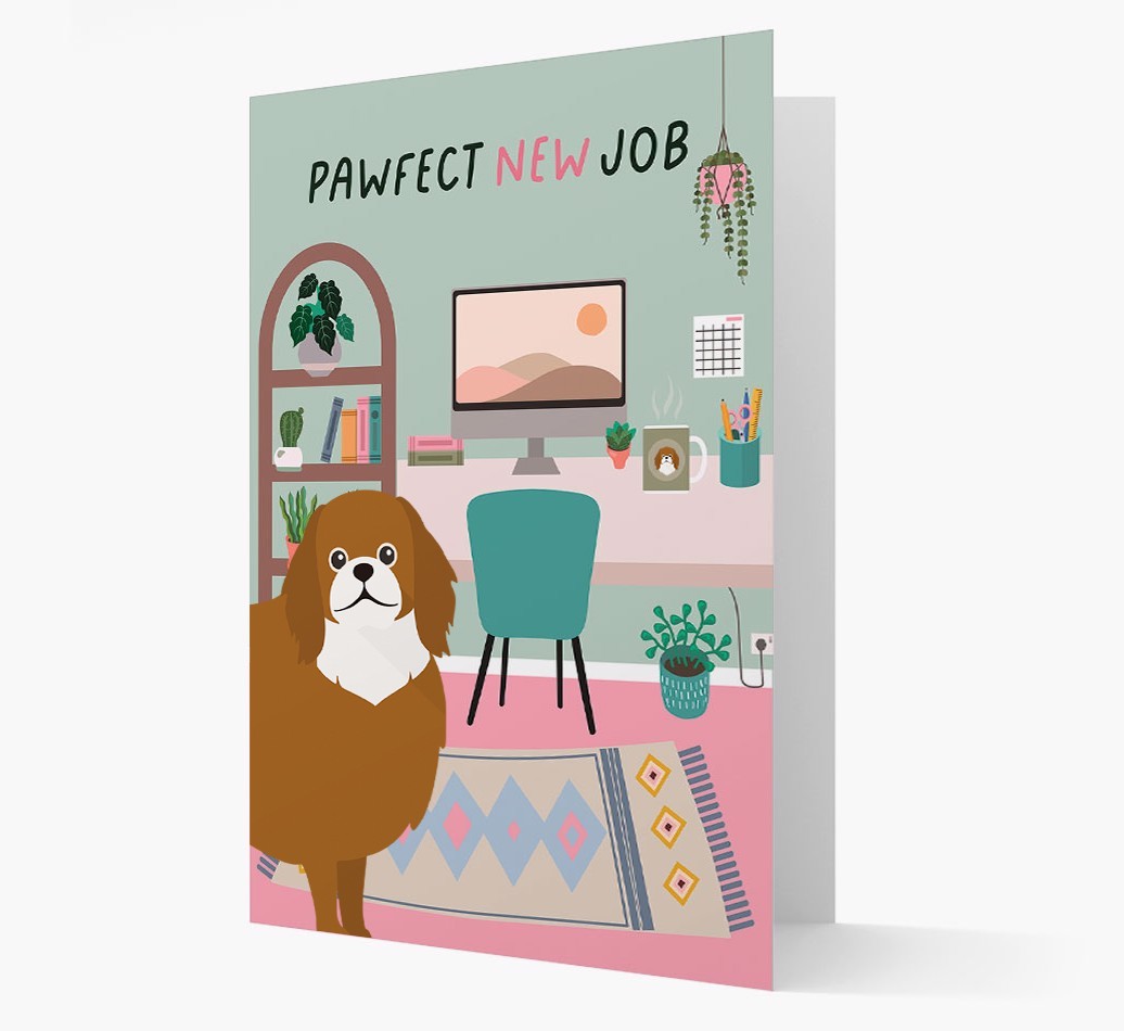 Pawfect New Job: Personalized {breedFullName} Card