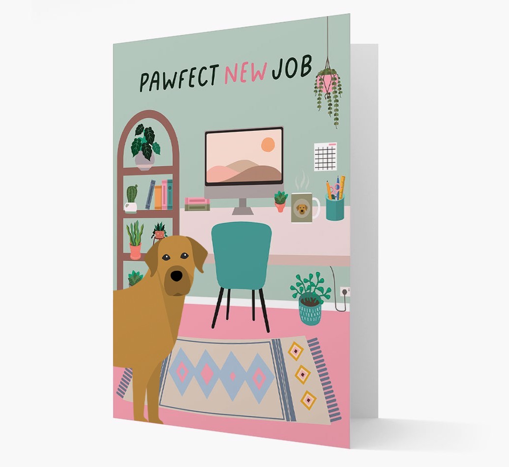 Pawfect New Job: Personalized {breedFullName} Card