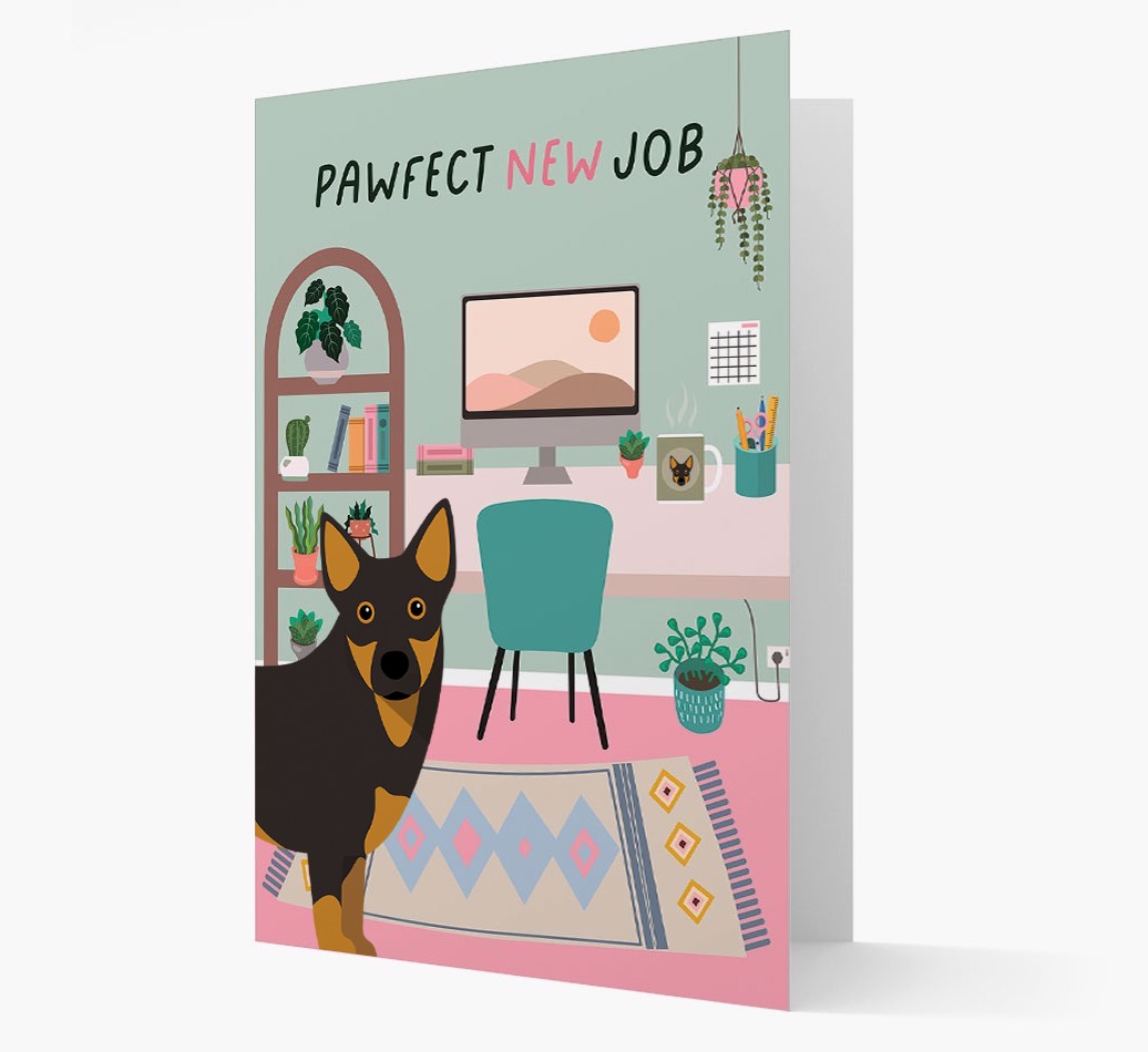 Pawfect New Job: Personalized {breedFullName} Card