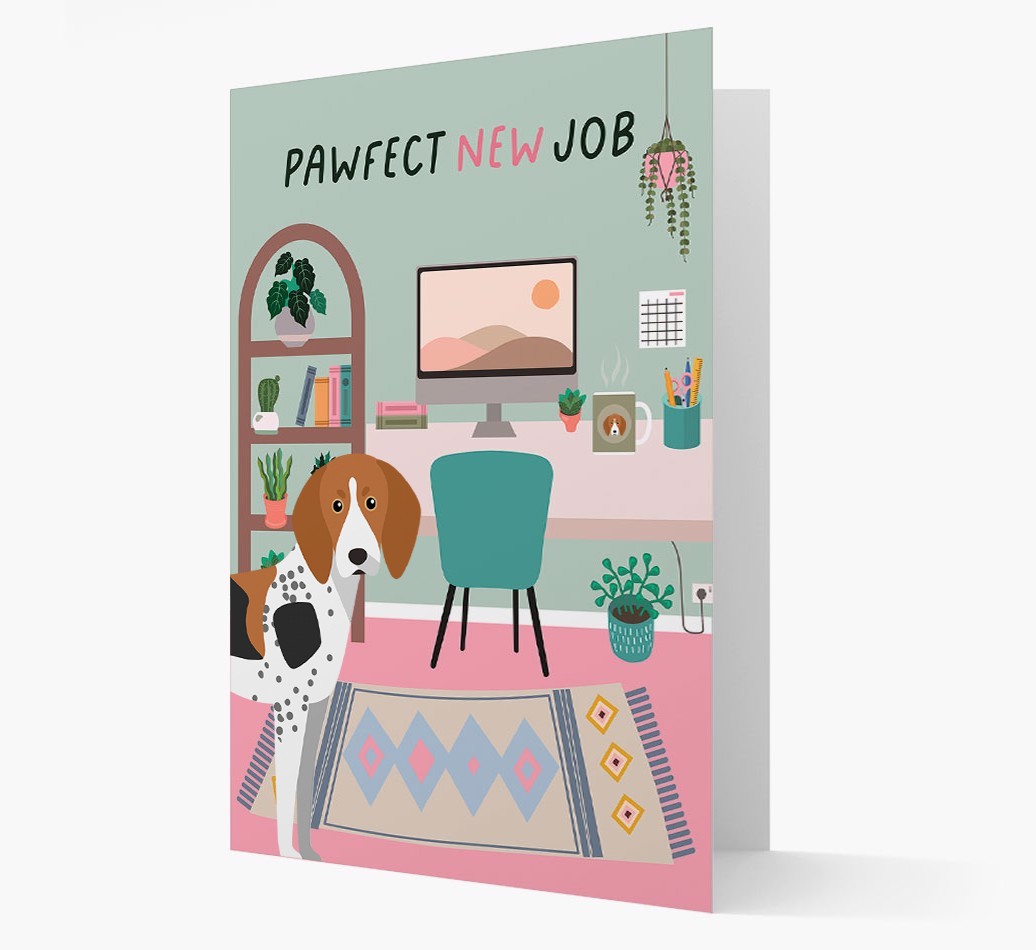 Pawfect New Job: Personalized {breedFullName} Card