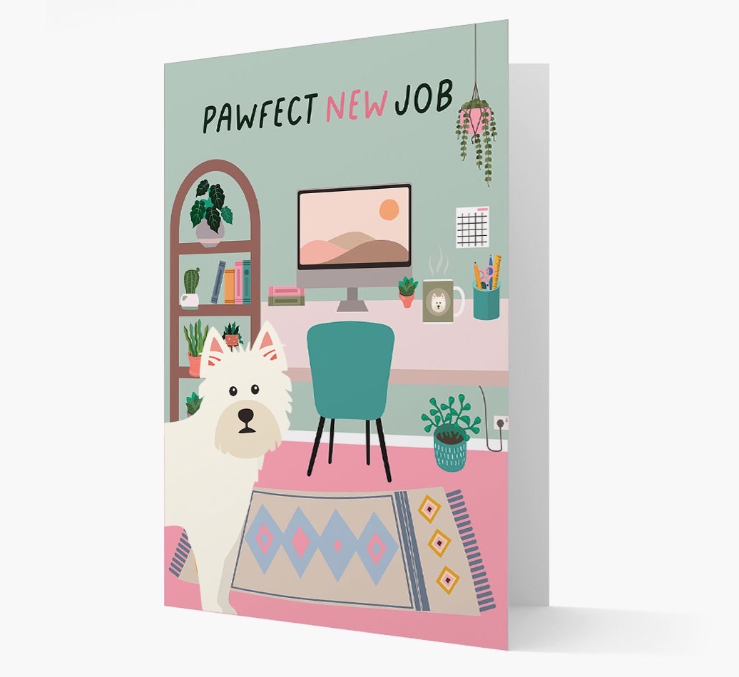 Pawfect New Job: Personalised {breedFullName} Card