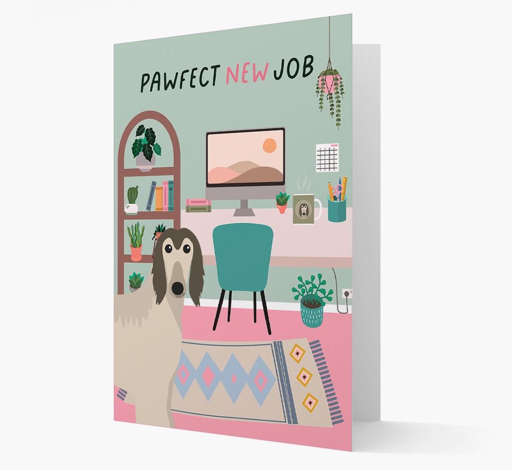 Pawfect New Job: Personalized {breedFullName} Card