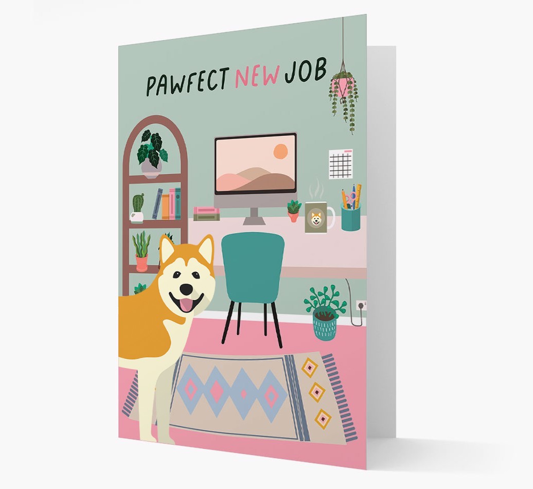 Pawfect New Job: Personalized {breedFullName} Card