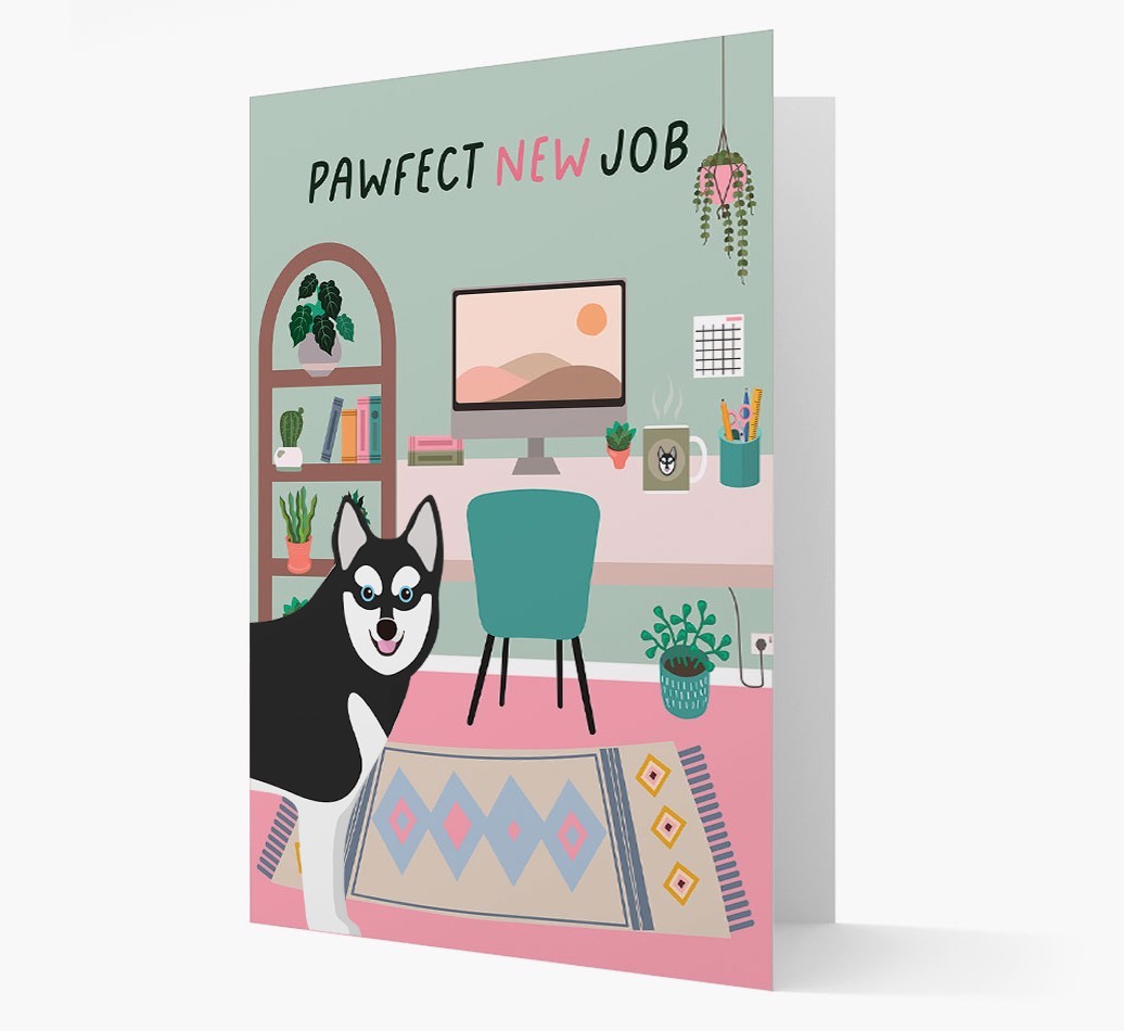 Pawfect New Job: Personalized {breedFullName} Card
