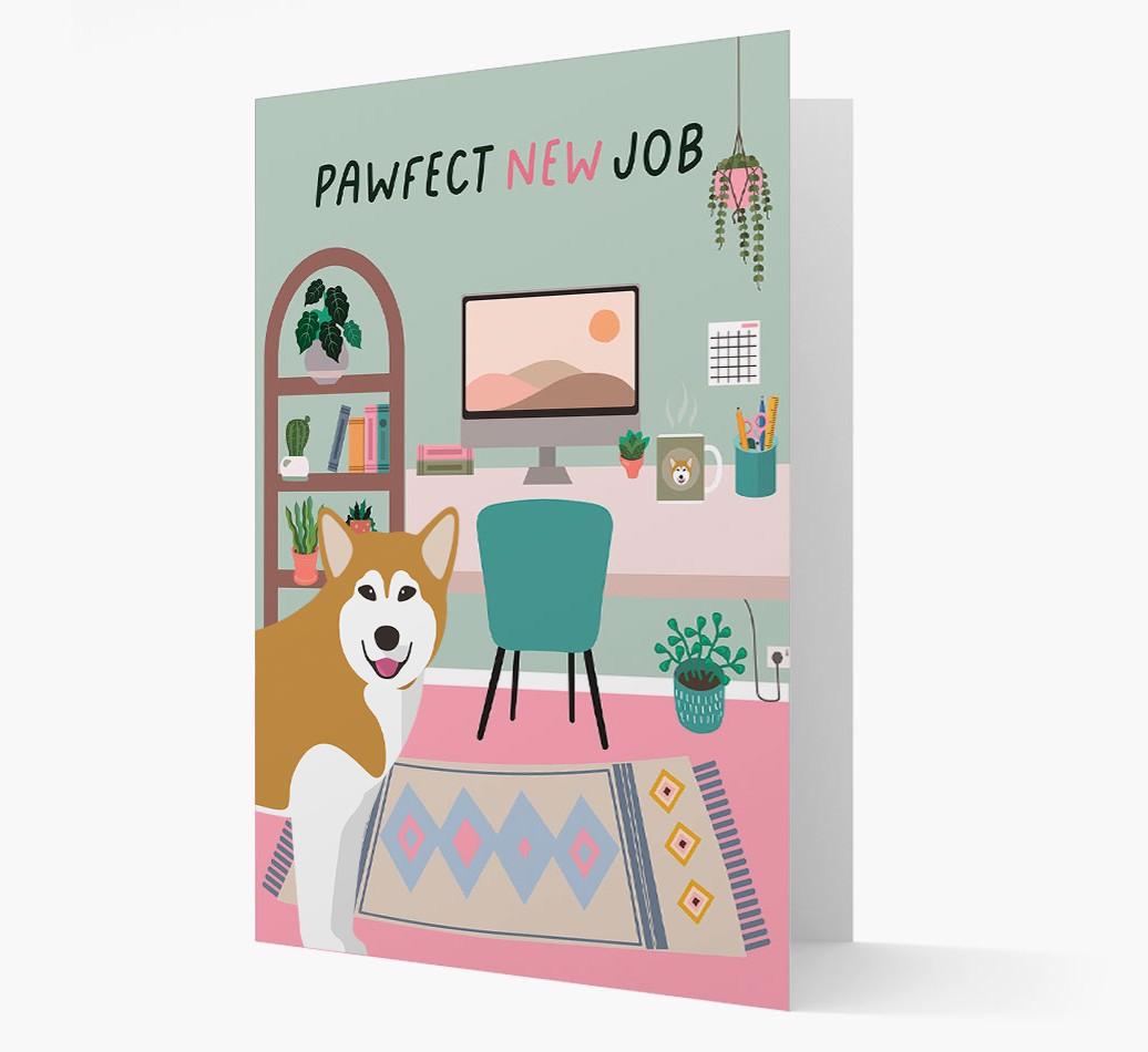 Pawfect New Job: Personalized {breedFullName} Card