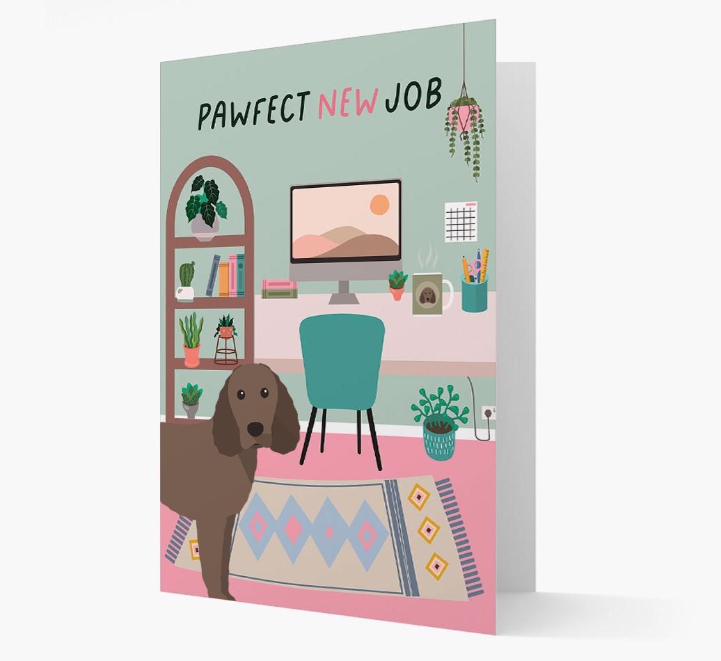Pawfect New Job: Personalized {breedFullName} Card
