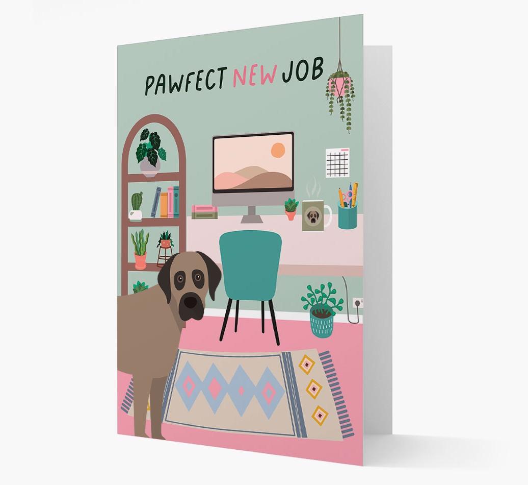 Pawfect New Job: Personalized {breedFullName} Card