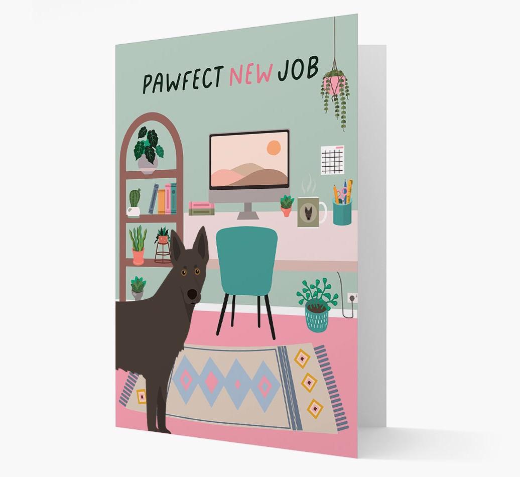 Pawfect New Job: Personalized {breedFullName} Card