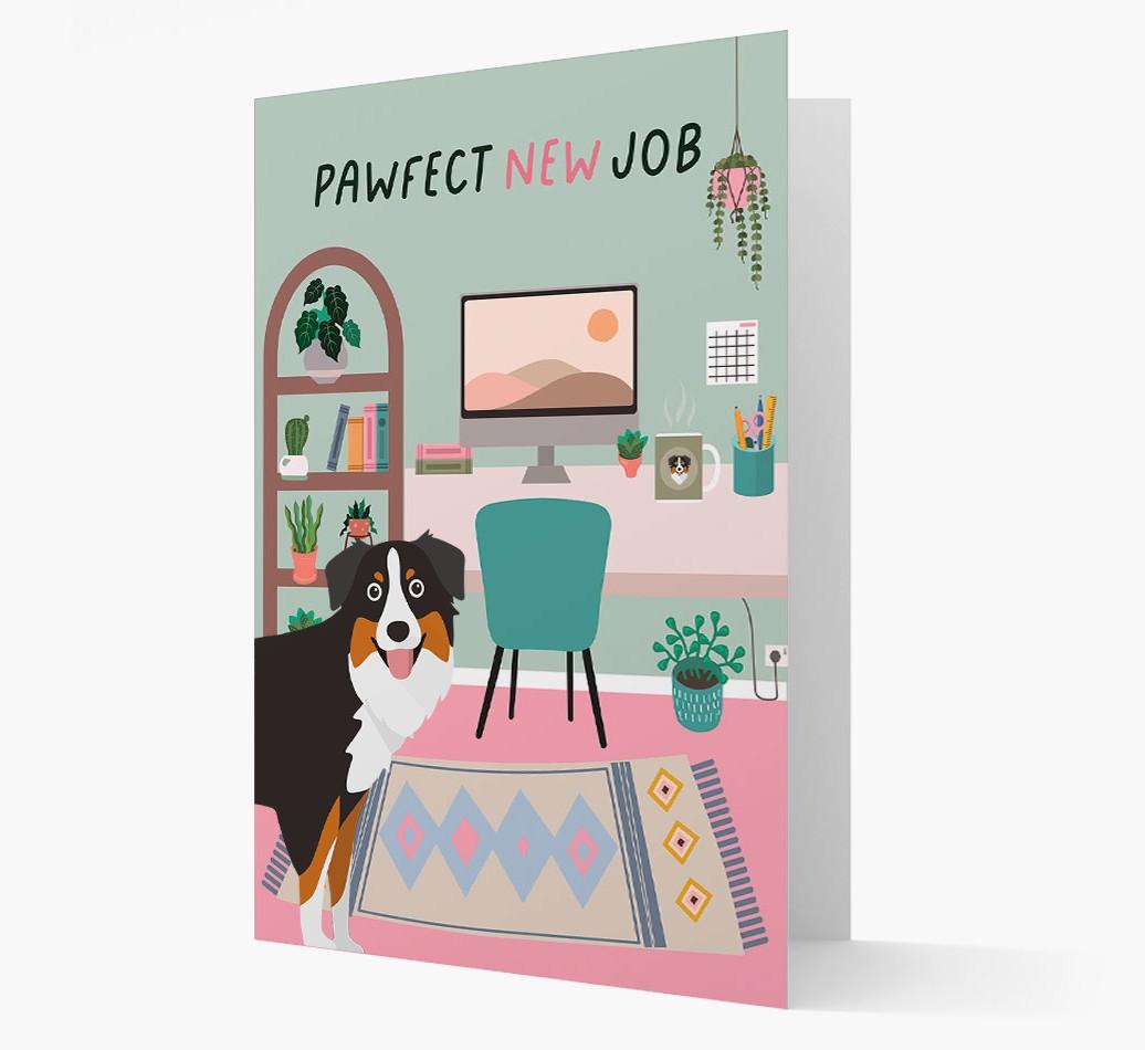 Pawfect New Job: Personalized {breedFullName} Card