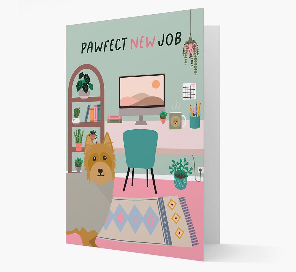Pawfect New Job: Personalized {breedFullName} Card