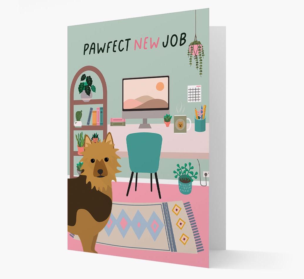 Pawfect New Job: Personalized {breedFullName} Card
