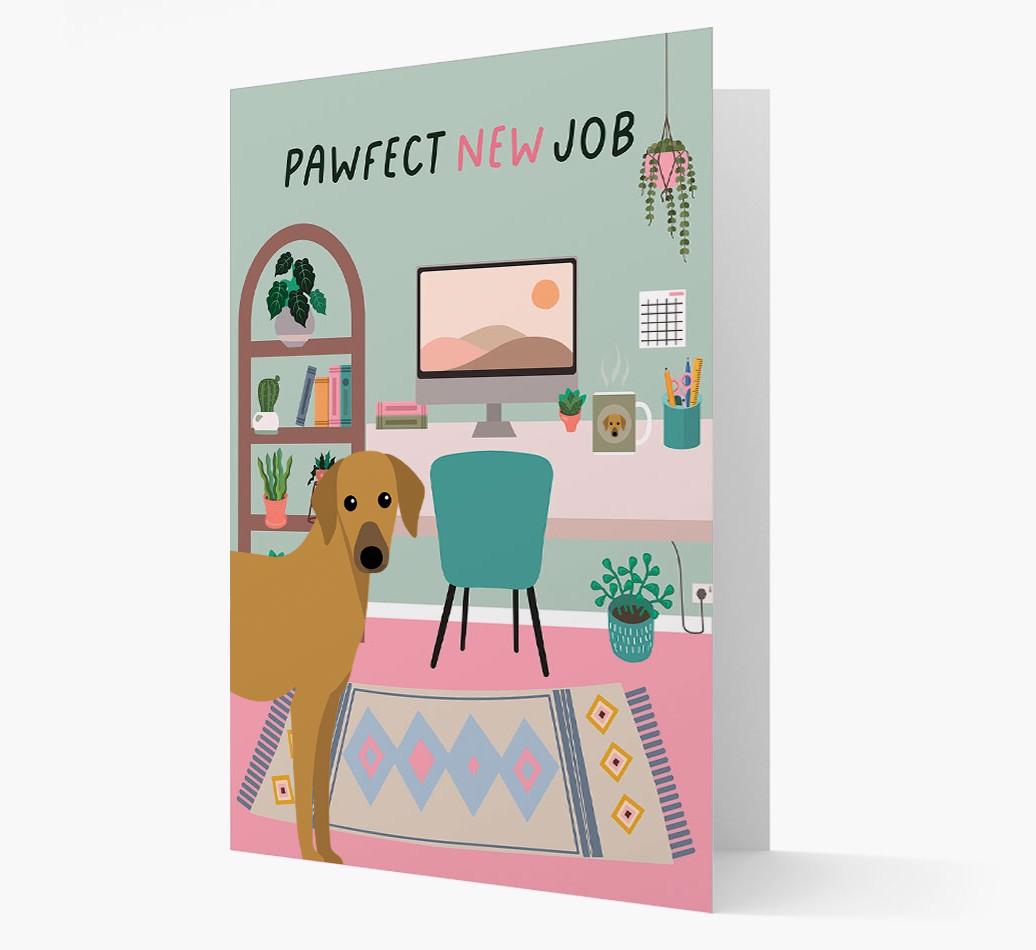Pawfect New Job: Personalized {breedFullName} Card