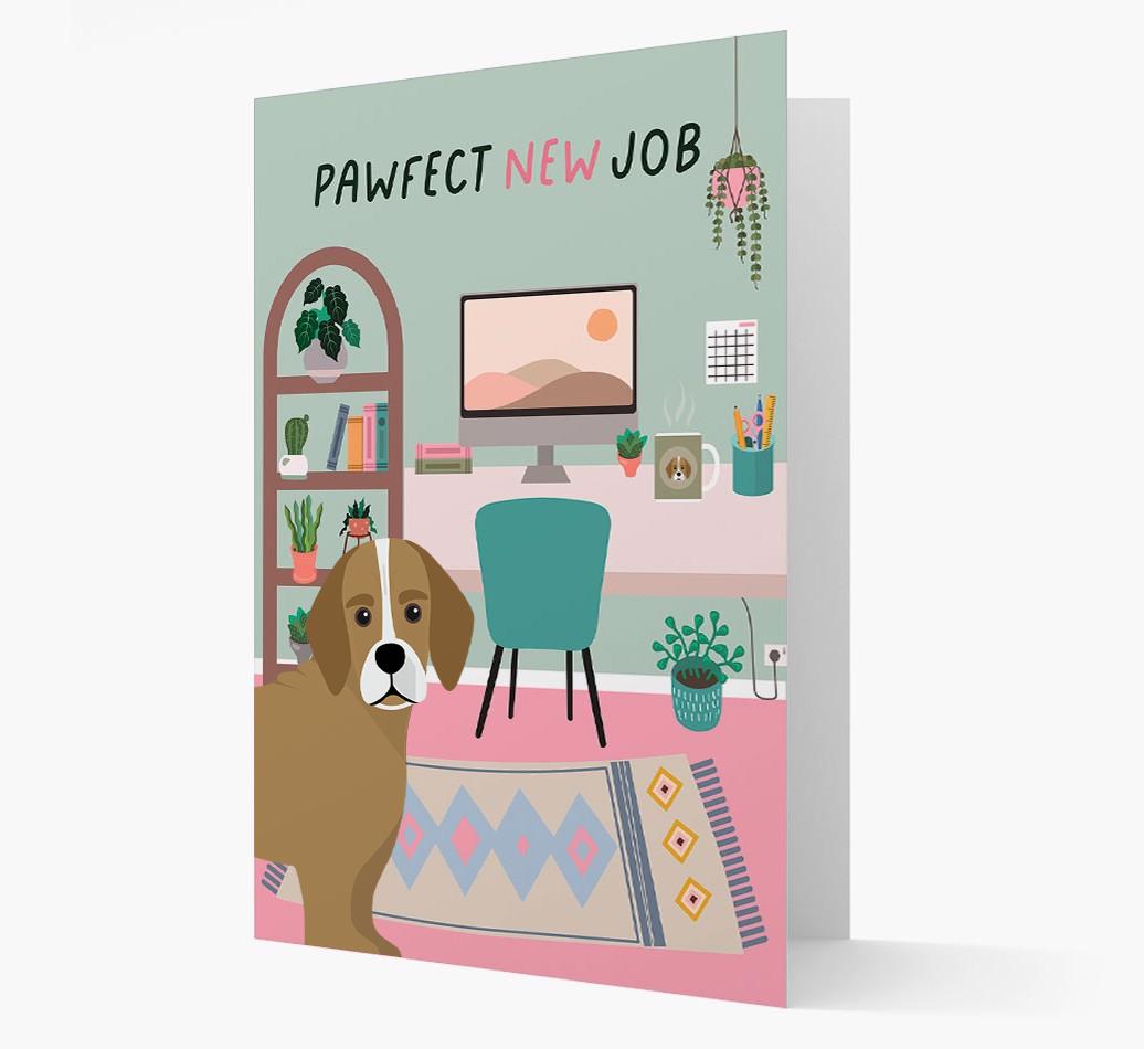 Pawfect New Job: Personalized {breedFullName} Card