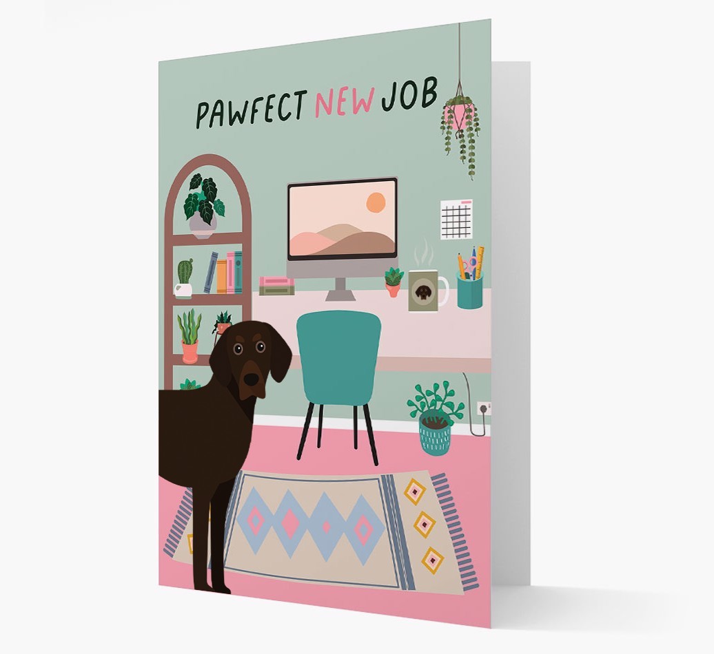 Pawfect New Job: Personalized {breedFullName} Card