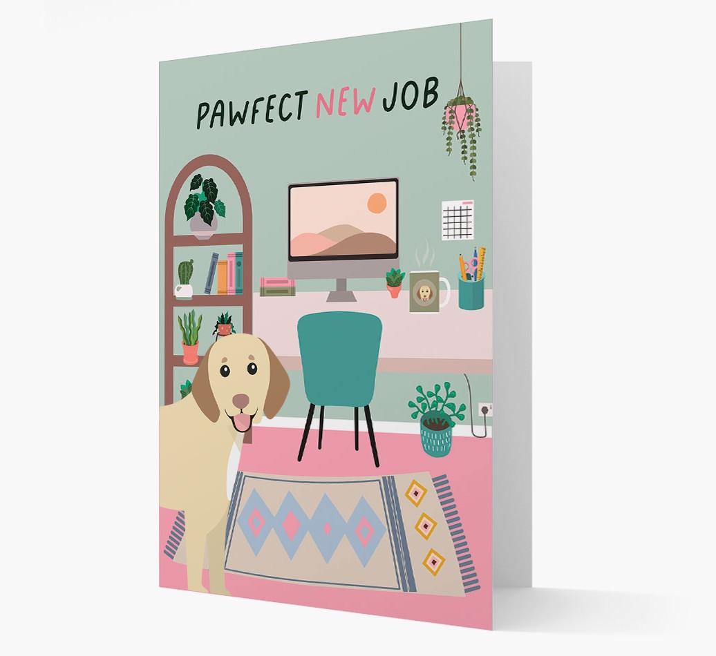 Pawfect New Job: Personalized {breedFullName} Card