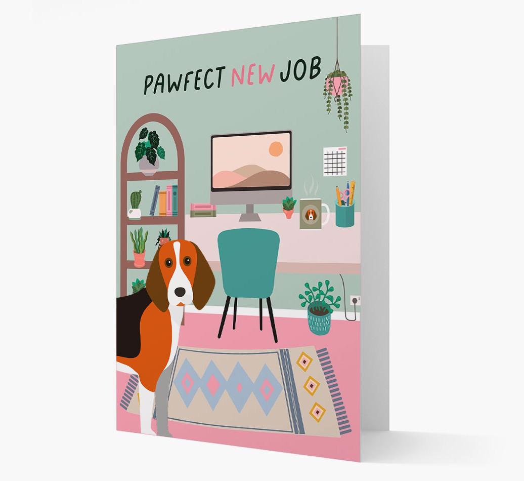 Pawfect New Job: Personalized {breedFullName} Card