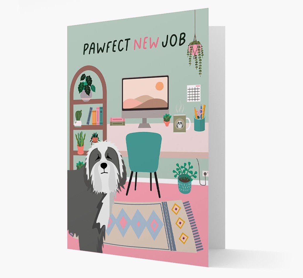 Pawfect New Job: Personalized {breedFullName} Card