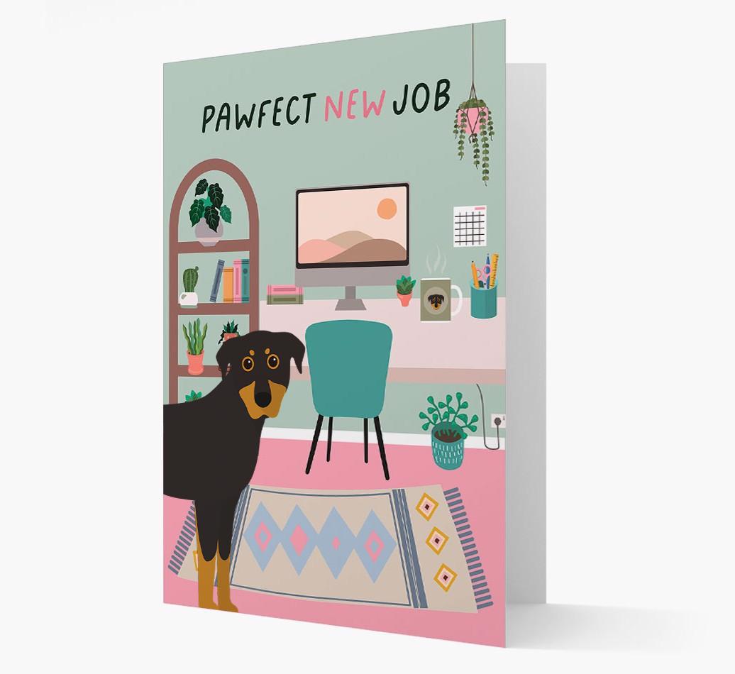 Pawfect New Job: Personalized {breedFullName} Card