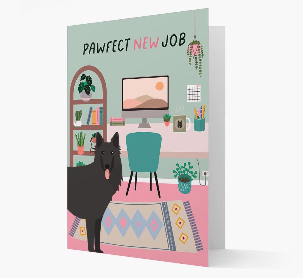 Pawfect New Job: Personalized {breedFullName} Card