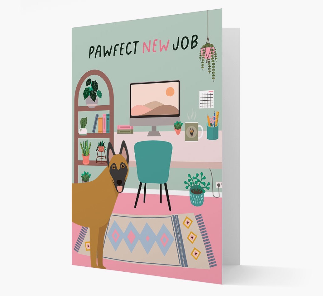 Pawfect New Job: Personalized {breedFullName} Card