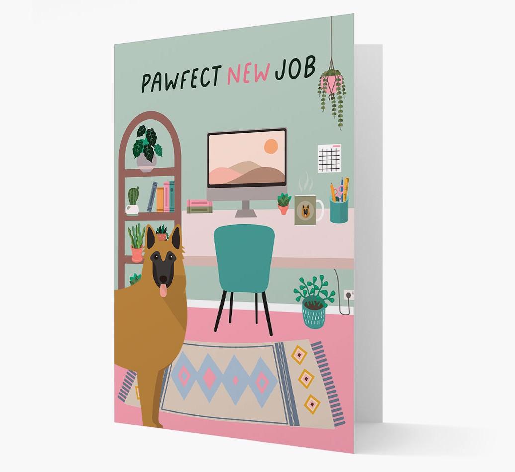 Pawfect New Job: Personalized {breedFullName} Card