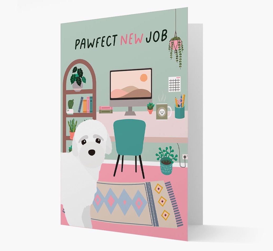 Pawfect New Job: Personalized {breedFullName} Card