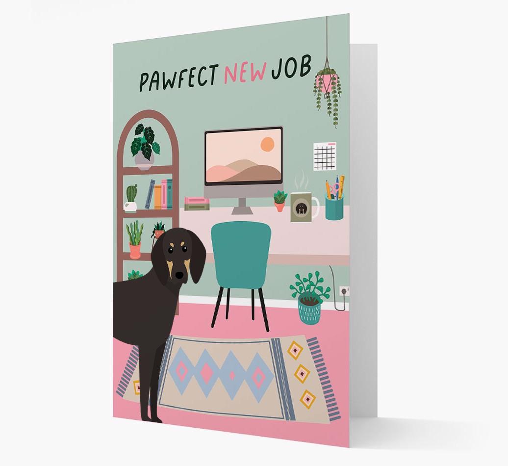 Pawfect New Job: Personalized {breedFullName} Card