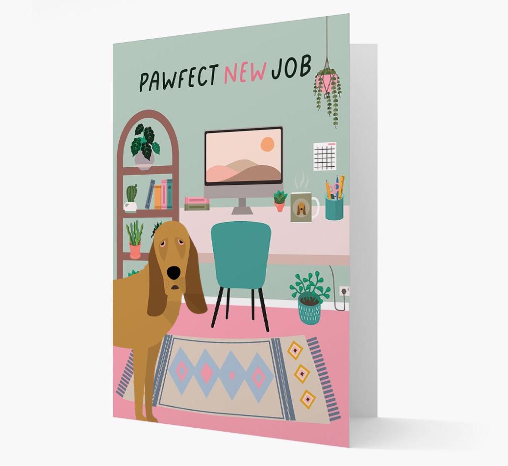 Pawfect New Job: Personalized {breedFullName} Card