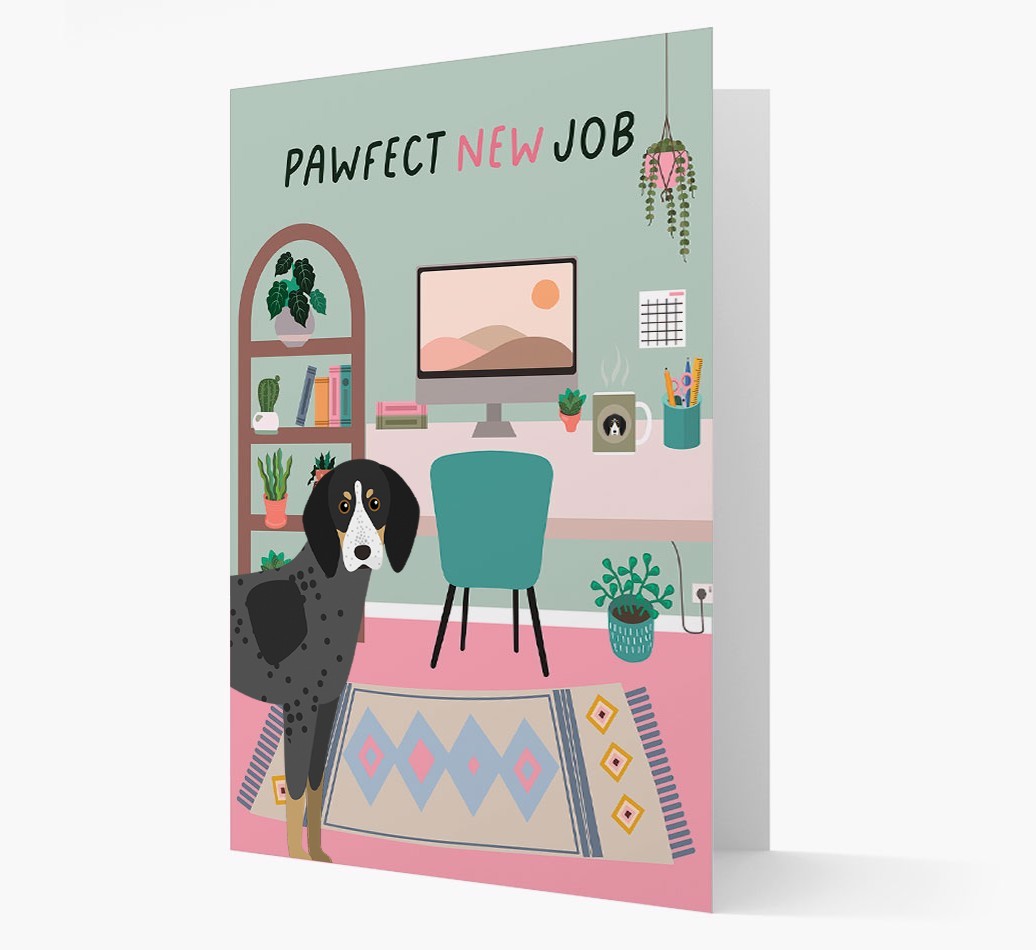 Pawfect New Job: Personalized {breedFullName} Card