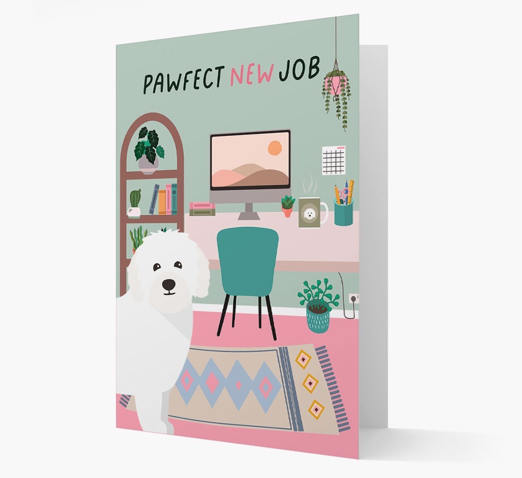 Pawfect New Job: Personalized {breedFullName} Card