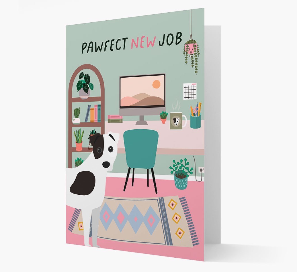 Pawfect New Job: Personalized {breedFullName} Card